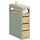 SoBuy Badezimmerschrank mit Rollen 65 x 82 x 24 cm Grün