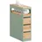 SoBuy Badezimmerschrank BZR54-II Nischenschrank 65 x 23 x 82 cm Grün MDF