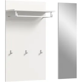 VCM Garderobenpaneel Jam Weiß