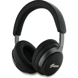 GUESS Wireless Kopfhörer mit Studio Sound PU Leder Script Logo ANC/ENC Black, GUBHC22PSFCSMK, Universal (GUBHC22PSFCSMK)