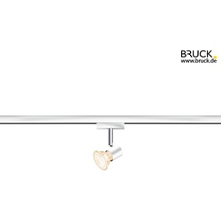 BRUCK 2-Phasen Strahler FAIR SPOT GU10 DUOLARE GU10 IP20, weiß, lackiert dimmbar BRU-860225ws