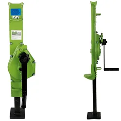 TRUTZHOLM Stockwinde Zahnstangenwinde 1500 kg 60-90 cm Höhe auomatische Bremse große Grundplatte Hubwinde