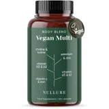 Nullure Vegan Multivitamin | 4 monate | Nahrungsergänzungsmittel Für die Vegane Und Plant-based Ernährung Entwickelt | Vitamin B12 + Vitamin D3 K2 vegan | Vitamine Mineralien & Ergänzungsmittel