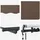 vidaXL Einziehbare Markise 3,5 x 2 m taupe