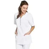 Leiber Schlupfkasack, Damen, weiß/silber 08/1335/0129-L - Größe: L