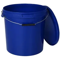 Benbow Eimer mit Deckel 30l blau 10x 30 Liter