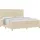 vidaXL Boxspringbett 200 x 200 cm Creme