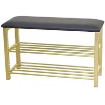 moebel-direkt-online Luisa 80 x 50 x 30 cm schwarz / schwarz