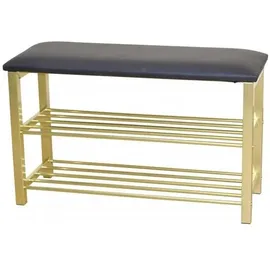 moebel-direkt-online Luisa 80 x 50 x 30 cm schwarz / schwarz