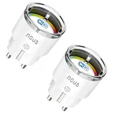 Nous A1 Smarte Steckdose Weiß 2 St.