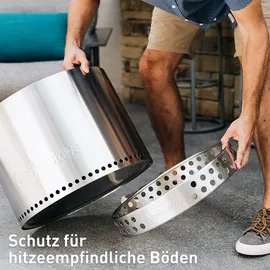 Solo Stove Feuerschale Bonfire Ø 49,5 cm Silber