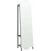 [en.casa] Garderobenspiegel Frenraby 165 x 40 cm Schwarz