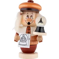 Christian Ulbricht Räuchermann Miniwichtel Schneekugelbauer 14 cm beige