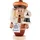 Christian Ulbricht Räuchermann Miniwichtel Schneekugelbauer 14 cm beige