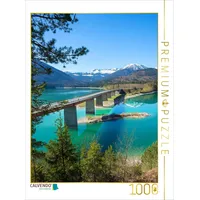 Calvendo Puzzle Brücke über den Sylvensteinsee 1000 Teile Lege-Größe