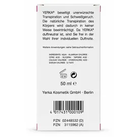 YERKA Antitranspirant Spray 50 ml