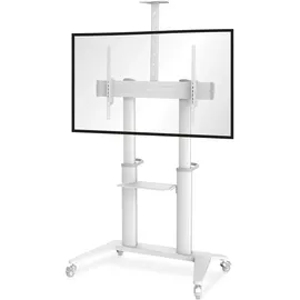 conecto LM-FS03NW TV-Ständer 70-120 Zoll Weiß Aluminium