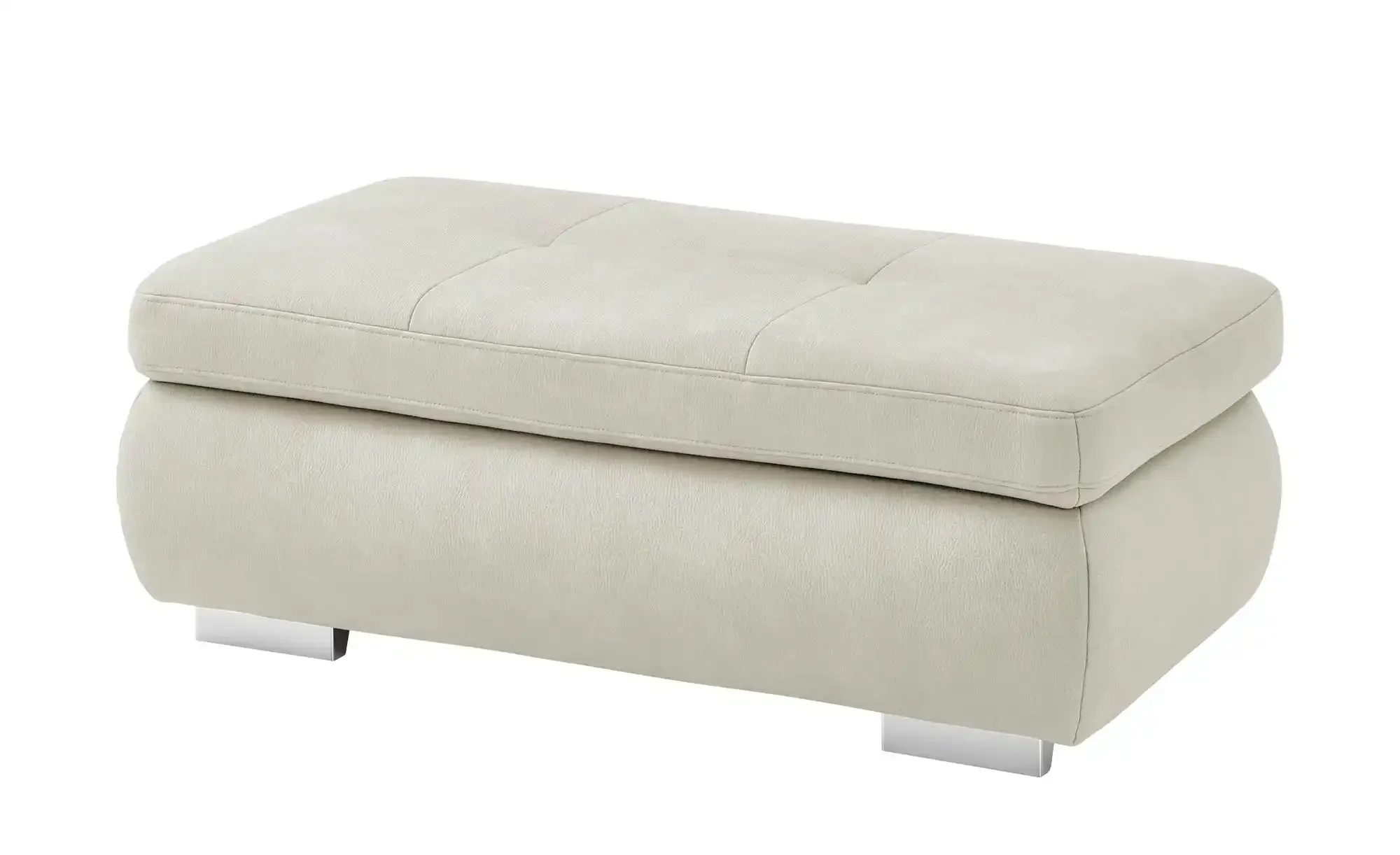Lounge Collection XXL- Hocker  aufklappbar  Affair , weiß , Maße (cm): B: 129 T: 64.0