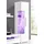 OTTO home Vitrine India 45 x 35 x 160 cm Weiß