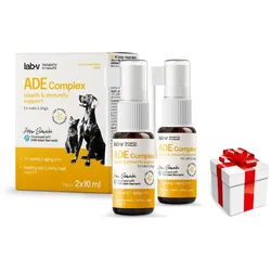 Lab-v ADE Complex – Vitamin-A-, D- und E-Komplex als Spray für Hunde und Katzen + Überraschung für die Katze