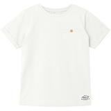 name it - T-Shirt Nkmvincent in bright white, Gr.110,