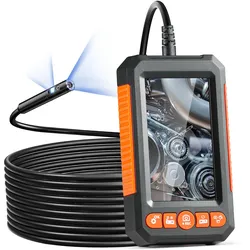 VEVOR Endoskopkamera Inspektionskamera 1080P Rohrkamera 5m Kabel 4,3" Display