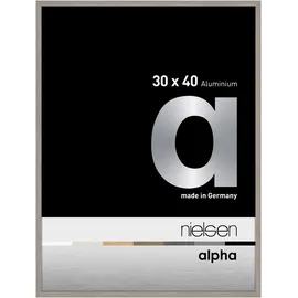 Nielsen Bilderrahmen Aluminium Hellgrau 30x40 cm 1 St.