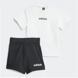 adidas Baby Set I LIN T-SET 160 JE1405 80 - White/Black - 80