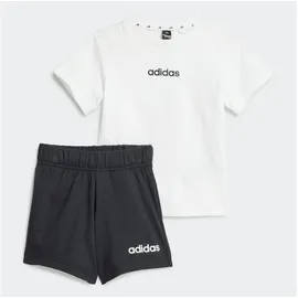 adidas Baby Set I LIN T-SET 160 JE1405 80 - White/Black - 80