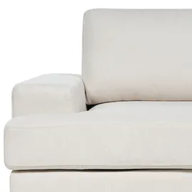 Beliani Sofa 3-Sitzer Alla Stoff Hellbeige
