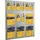 Kerkmann Wandprospekthalter Fokus alu DIN A4, 1/3 DIN A4 75,0 x 6,5 x 100,0 cm, 1 St.