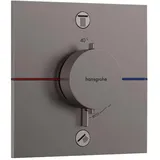 Hansgrohe ShowerSelect Comfort E Duschthermostat Unterputz für 2 Verbraucher Brushed Black Chrome 15572340