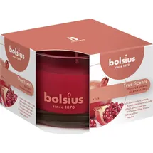 Bolsius True Scents Duftglas 6,3 cm granatapfel