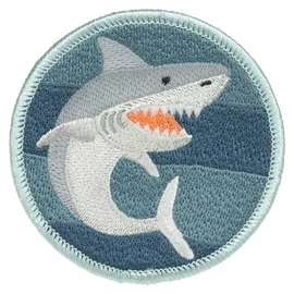 Lässig Anhänger & Patches Set Shark Ocean Edition