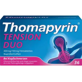 A. Nattermann & Cie. GmbH Thomapyrin TENSION DUO 400 mg/100 mg Filmtabletten