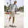 John Devin Shorts JOHN DEVIN "Bermuda", Herren, Gr. S (44/46), N-Gr, beige, Web, Obermaterial: 97% Baumwolle, 3% Elasthan, unifarben, regular fit kurz, Hosen Shorts, kurze Hose aus elastischer Baumwoll-Qualität, Topseller