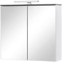 Spiegelschrank  Gardasee , weiß , Maße (cm): B: 70 H: 65 T: 22.0