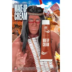 Rötliches Make-Up Für Indianer Kostüme