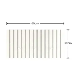 Sconto Garderobenpaneel Grace 60 x 30 x 7 cm Sand