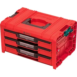 QBRICK Pro Drawer 3 Werkzeugkoffer 13,5 l rot 45 x 31 x 24 cm