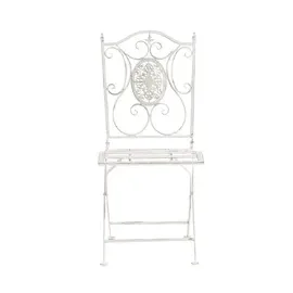 CLP Sibell Gartenstuhl 42 x 49 x 91,5 cm antik-weiß 2er Set