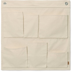 Ferm Living - Canvas Wandorganizer, off-white