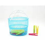 Humbert & Brandt GmbH Klammerkorb Ø 20 cm mit 24 Klammern, 8,2 x 1,2 cm