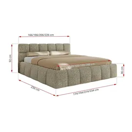 MKS Nira Classic 180 x 200 cm Dunkelbeige