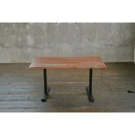KAWOLA Schreibtisch Lora Nussbaumfarben massiv