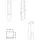 Geberit Renova Plan Hochschrank 39 x 180 x 36 cm Nussbaum Holz