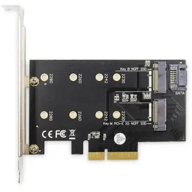 Digitus M.2 NGFF / NVMe SSD PCI Express 3.0 (x4) Add-On Karte