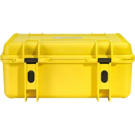 B&W International Outdoor Case Type 5000 gelb + Facheinteilung
