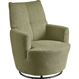 Set One by Musterring Relaxsessel "SO 1450", grün (olivgrün tcm 333), B:80cm H:96cm T:88cm, Struktur fein TCM (100% Polyester), SET ONE BY MUSTERRING, Sessel, Relaxsessel, mit Dreh- und Wippfunktion, wahlweise mit Hocker erhältlich