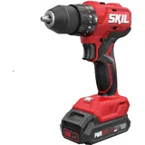 SKIL 3011 CA Akku-Bohrschrauber (13 mm Schnellspannbohrfutter, Gasgebeschalter) - Rot
